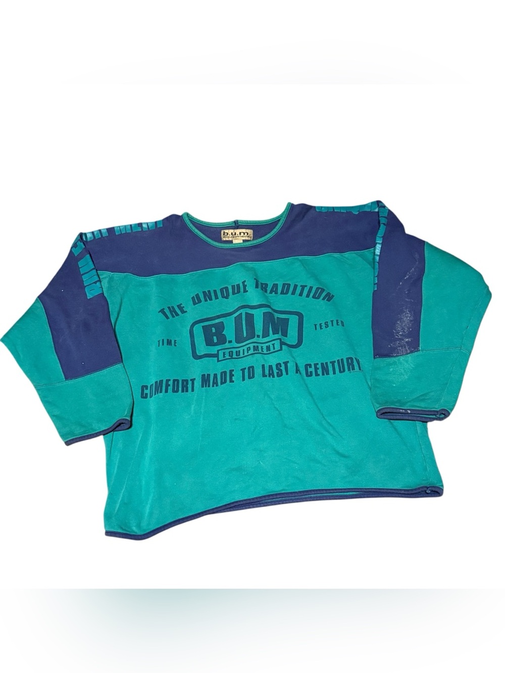 Vintage 90s Bum Equipment Large Sweatshirt B.U.M